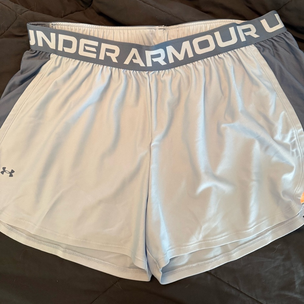 Under Armour Women's Light Blue Athletic Shorts